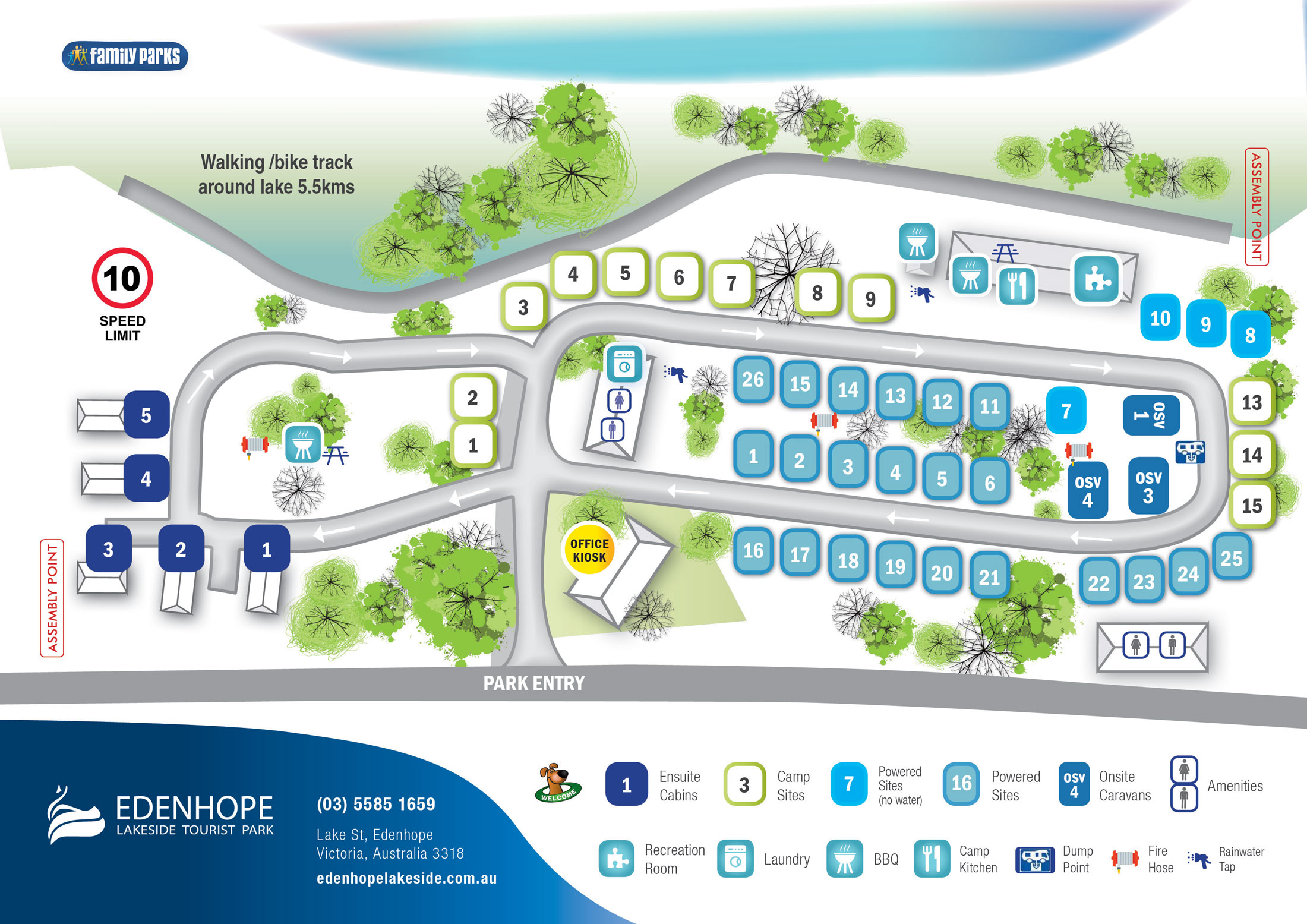 Edenhope Park Map